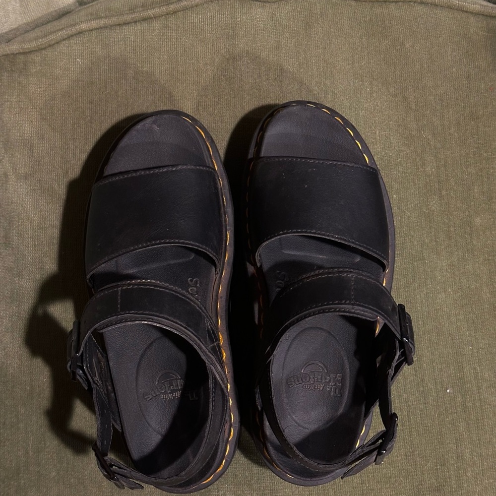 Dr. Martens Black Platform Sandals